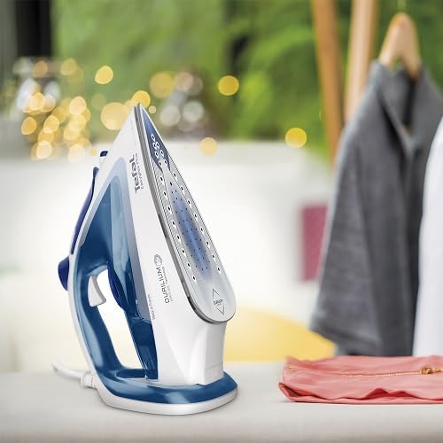 Tefal Easygliss Plus スチームアイロン、2700ワット、ブルー